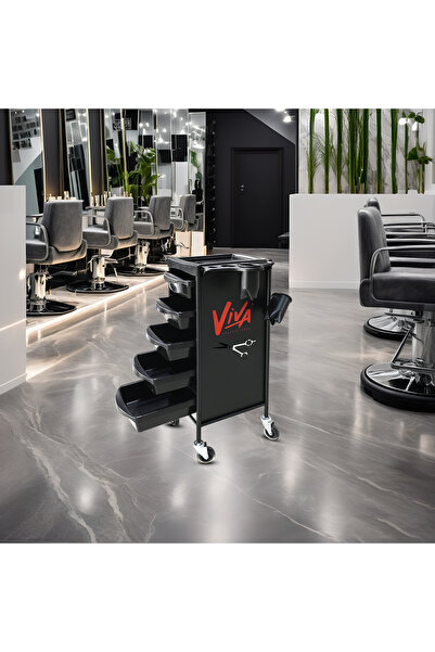 Viva Professional عربة معدنية سوداء