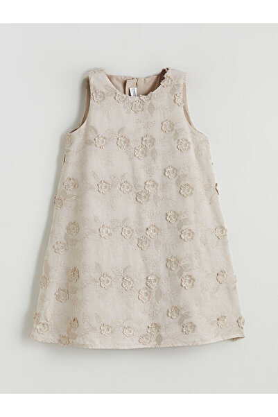 LC Waikiki منتجات فريزن ستور الفريدة من نوعها - فستان بناتي مطرز بالزهور وياق...