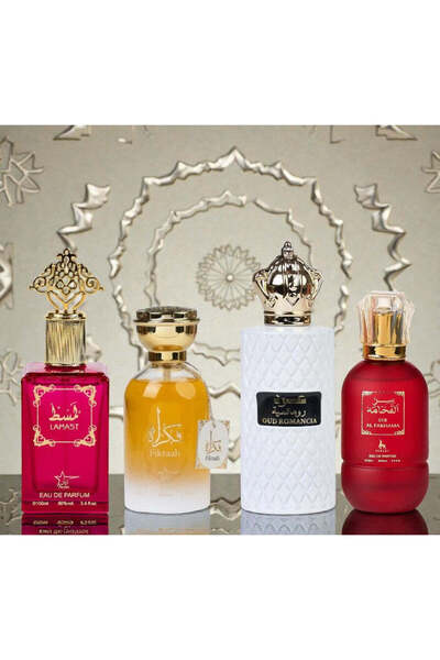 Ayelet Set of 4 Arabian perfumes for women 100 ML - Lamast + Fikraah + Ser al...
