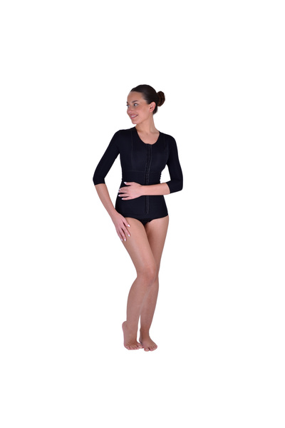 ORTHOSUN Agrafli Swimsuit Type Corset with Sleeves after Liposuction