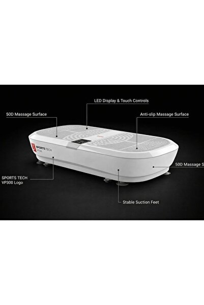 OEM Placă Vibromasaj Profesională Sportstech VP300 – Tehnologie 3D și Bluetooth