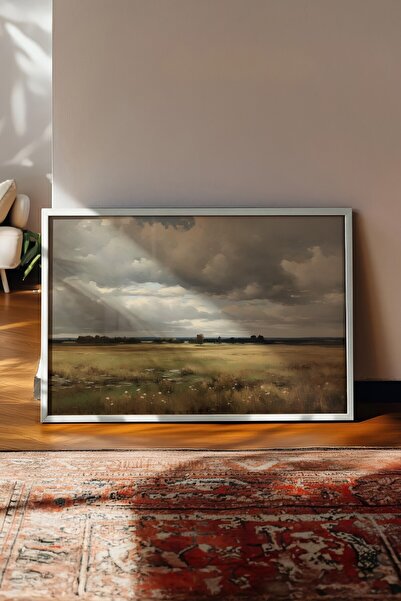 Postifull Vintage slika, poster u beloj ramovini, vintage zidni dekor