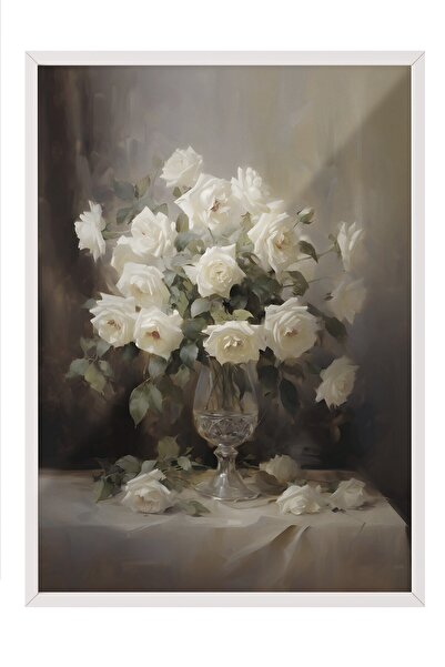 Postifull Vintage slika, poster u beloj ramovini, vintage zidni dekor