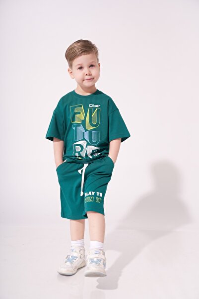 Mod Kids Set Băiețesc T-Shirt Și Pantaloni Scurți, Mod Kids, Mărime: 116, 100...