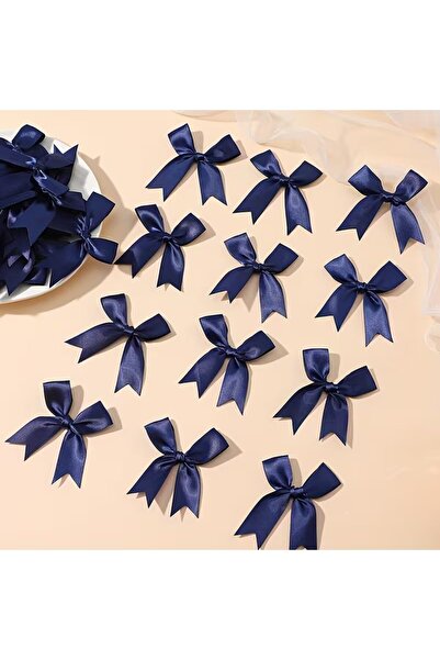 Fiyonks Atölye Satin Ribbon Ready-Made Bow 10 Pieces, Suitable for Decoration...