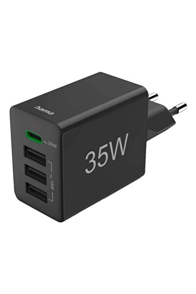 Other HAMA Power Delivery USB-C USB-A 35W Black Wall Charger