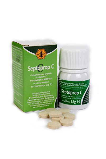 INSTITUTUL APICOL Septoprop cu Vitamina C Institutul Apicol, 30 tablete