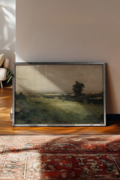 Postifull Vintage slika, poster u srebrnoj ramovani, vintage zidni dekor