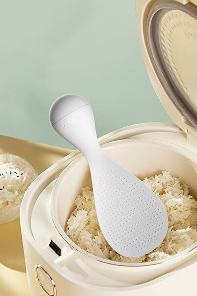 TechnoStation Yere Düşmeyen Devrilmeyen Pilav Servis Kaşığı Pratik Kullanım P...