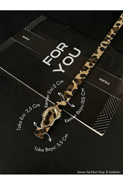 Fiori Design Stick Buckle Thin Women's Belt, Coat Belt, Shirt Belt, Dress Belt