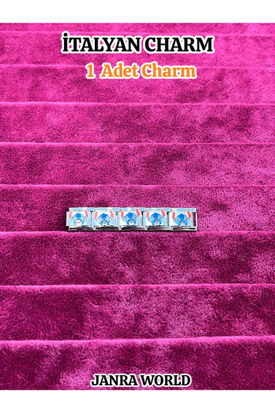 JANRA WORLD İtalyan Charm , Charm bileklik süsü, İtalyan Charm Bileklik Uyuml...