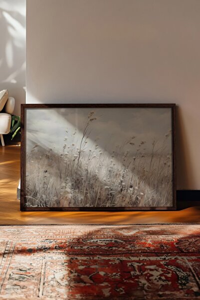 Postifull Vintage slika, poster u smeđoj ramovani, vintage zidni dekor