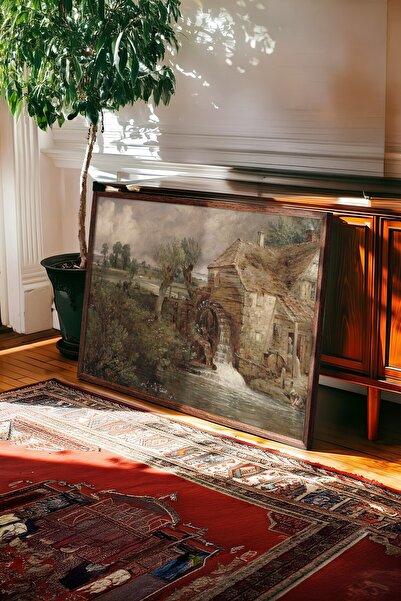 Postifull Vintage Tablo, Kahverengi Çerçeveli Poster, Vintage Duvar Dekoru