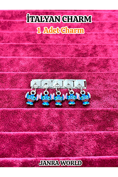 JANRA WORLD İtalyan Charm , Charm bileklik süsü, İtalyan Charm Bileklik Uyuml...