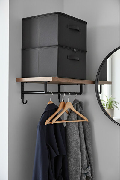 PH Prendi Home Set de 2 cutii organizatoare multifuncționale antracit pentru ...