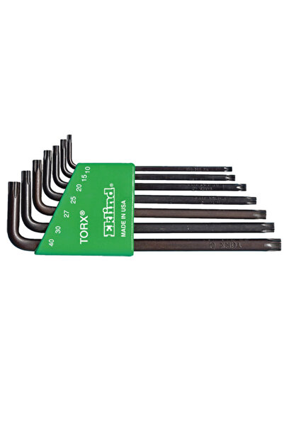 Eklind Set of long TX profile wrenches in plastic holder