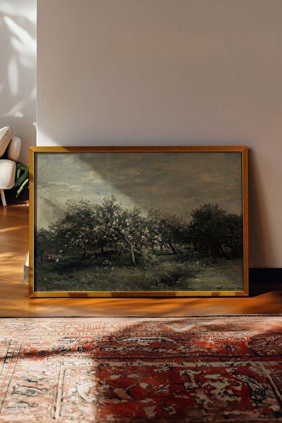 Postifull Vintage slika, poster sa zlatnim okvirom, vintage zidni dekor