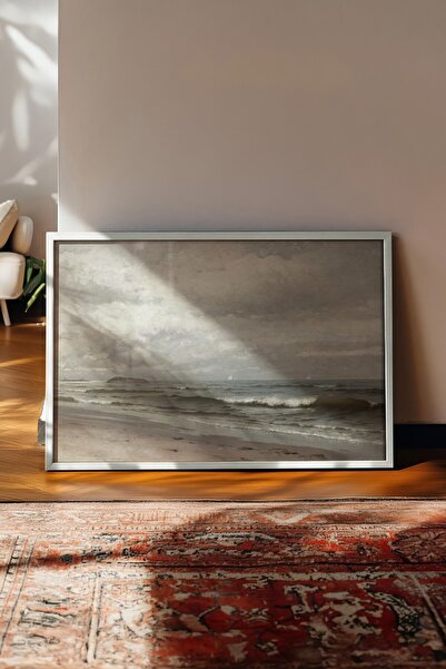 Postifull Tablou vintage, poster cu rama alba, decor de perete vintage