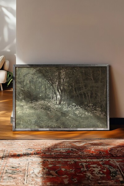 Postifull Vintage slika, poster u srebrnoj ramovani, vintage zidni dekor