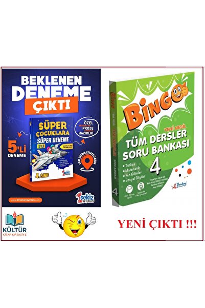 Mavi Tebeşir Yayınları 4. SINIF SÜPER ÇOCUKLARA SÜPER 5'li DENEME (ÖZEL HAZIR...