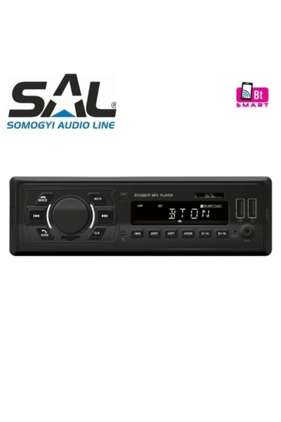 Sal MP3 Player auto VB 2300, 4 x 45 W, 4 RCA, FM, BT, USB, MicroSD, AUX, apli...