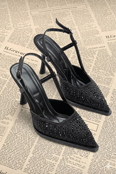 ELEVAM Stone Embroidered Luxury Heeled Women's Shoes – Special Design