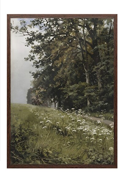 Postifull Vintage slika, poster u smeđoj ramovani, vintage zidni dekor