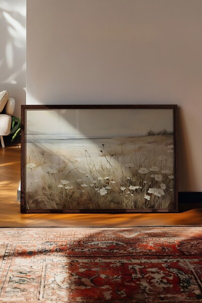 Postifull Vintage slika, poster u smeđoj ramovani, vintage zidni dekor