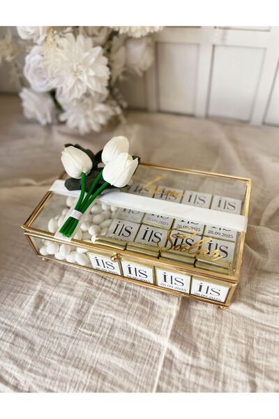 m ticaret Cam Kutuda 60lı Kişiye Özel Söz Nişan Kına Gelin Bohçası Düğün Çiko...