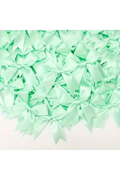 Fiyonks Atölye Satin Ribbon Ready-Made Bow 10 Pieces, Suitable for Decoration...