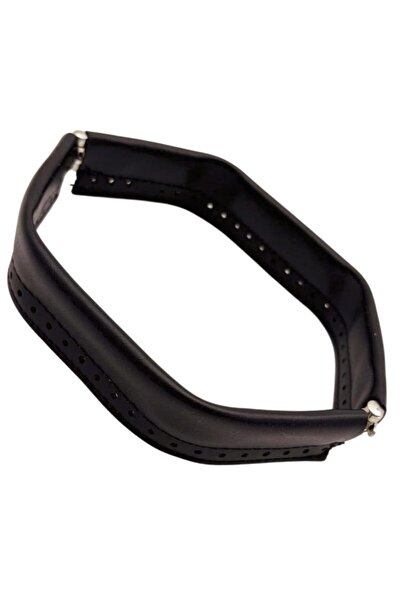 angel çanta aksesuar حقيبة معدنية بفتحة جلدية سوداء اللون 22 سم (جيب مخفي)