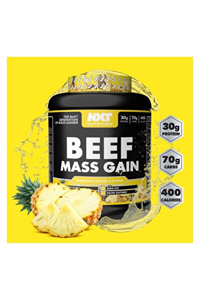 NXT Nutrition نكست نيوتريشن - بيف ماس جينر (3.15 كجم) - Beef Mass Gain - أناناس