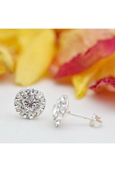 OEM Handmade Crystal Chaton Earrings - 925 Silver