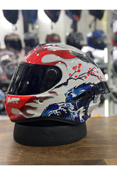 MT Helmets TARGO YAMANAKA KASK (ŞEFFAF VİZÖR İLE GÖNDERİLMEKTEDİR)