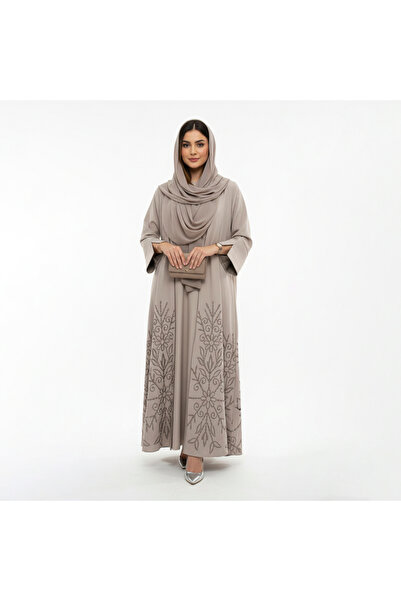 beyonday Hams Embroidered Abaya – Summer Crepe