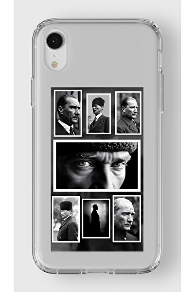 moonset Iphone XR Uyumlu Baskılı Yumuşak Silikon Şeffaf Telefon Kılıfı