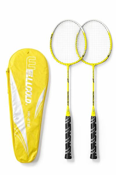 WELLCOLD Badminton Profesyonel Raket Seti Çantalı HK212S