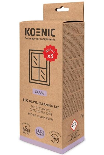 KOENIC Kit de curățare a sticlei (tablete + sticlă) KCL-G007-INT