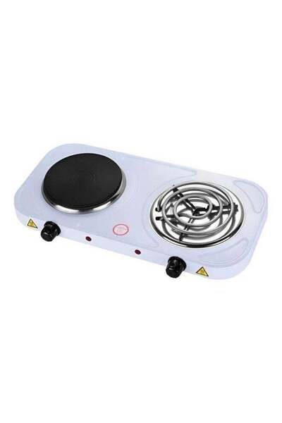 LC Spiral and Stone Electric Heater – 2 Burner Hot Plate 2000W