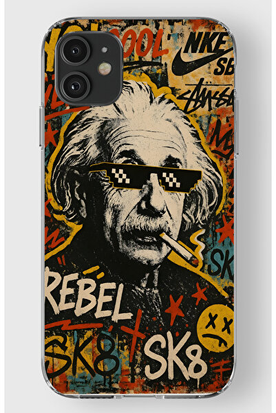 moonset Iphone 11 Uyumlu Baskılı Yumuşak Silikon Şeffaf Telefon Kılıfı