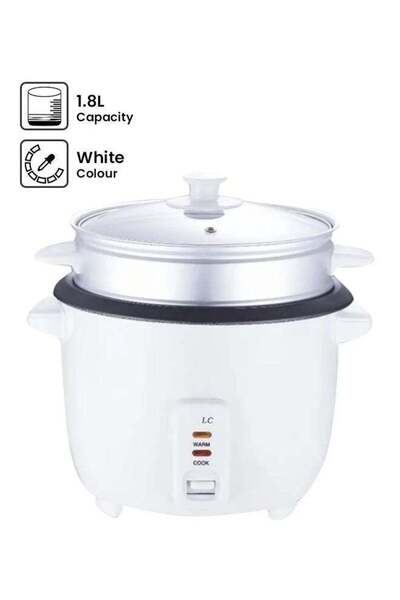 LC Electric Rice Cooker 1.8 Liter With Keep Warm Function