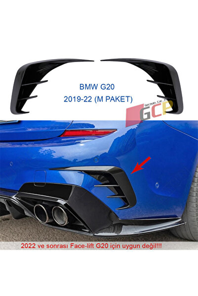 GCP German Car Parts BMW G20 M Paket Arka Tampon Bıçakları - BMW G20 Body Kit...