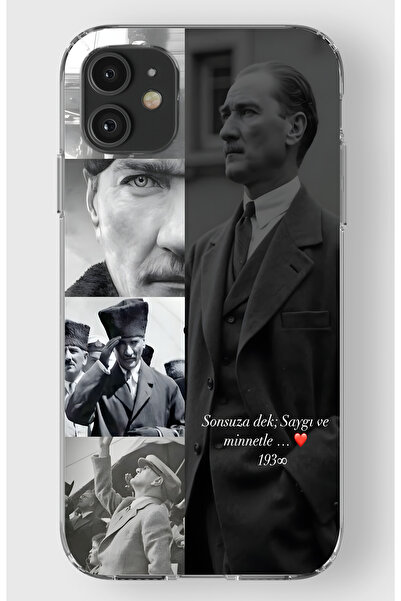 moonset Iphone 11 Uyumlu Baskılı Yumuşak Silikon Şeffaf Telefon Kılıfı