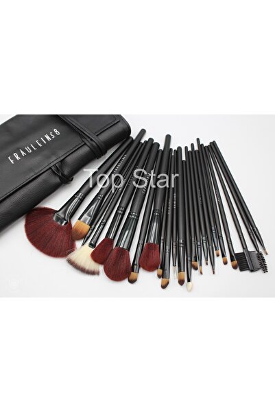 Fraulein 38 Set of 24 makeup brushes Fraulein38 Black + Storage bag