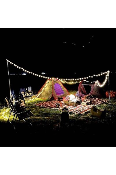 LC Car Camping LED String Lights – Warm White 12V Fairy Lights for Tents and ...