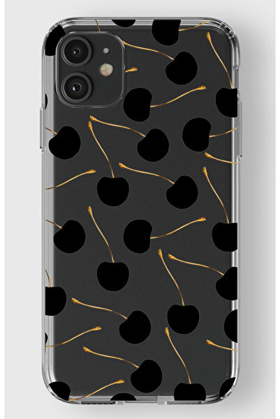 moonset Iphone 11 Uyumlu Baskılı Yumuşak Silikon Şeffaf Telefon Kılıfı