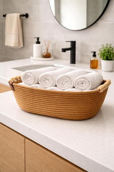 LİSYA HOME hasır düzenleyici sepet küçük boy