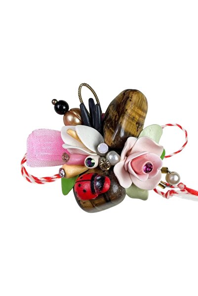 Miidefloriart Martisor, Buchete cu pietre semipretoase, model 26BPS09