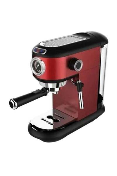 LC Espresso Coffee Maker 1000 ml – 1450W 15 Bar Pump Machine With Steam Wand,...