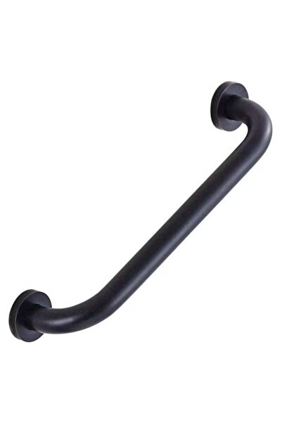 LC Black Stainless Steel Grab Handle 60cm – Heavy Duty Bathroom Safety Bar